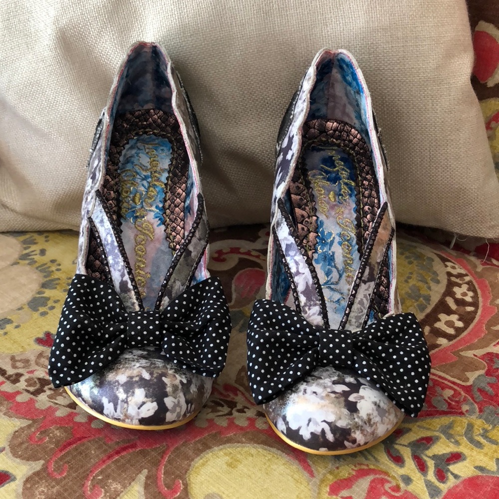 Irregular Choice Metallic Heel